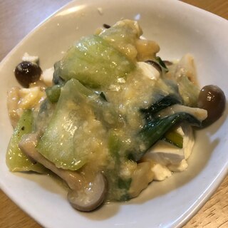 豆腐あんかけ